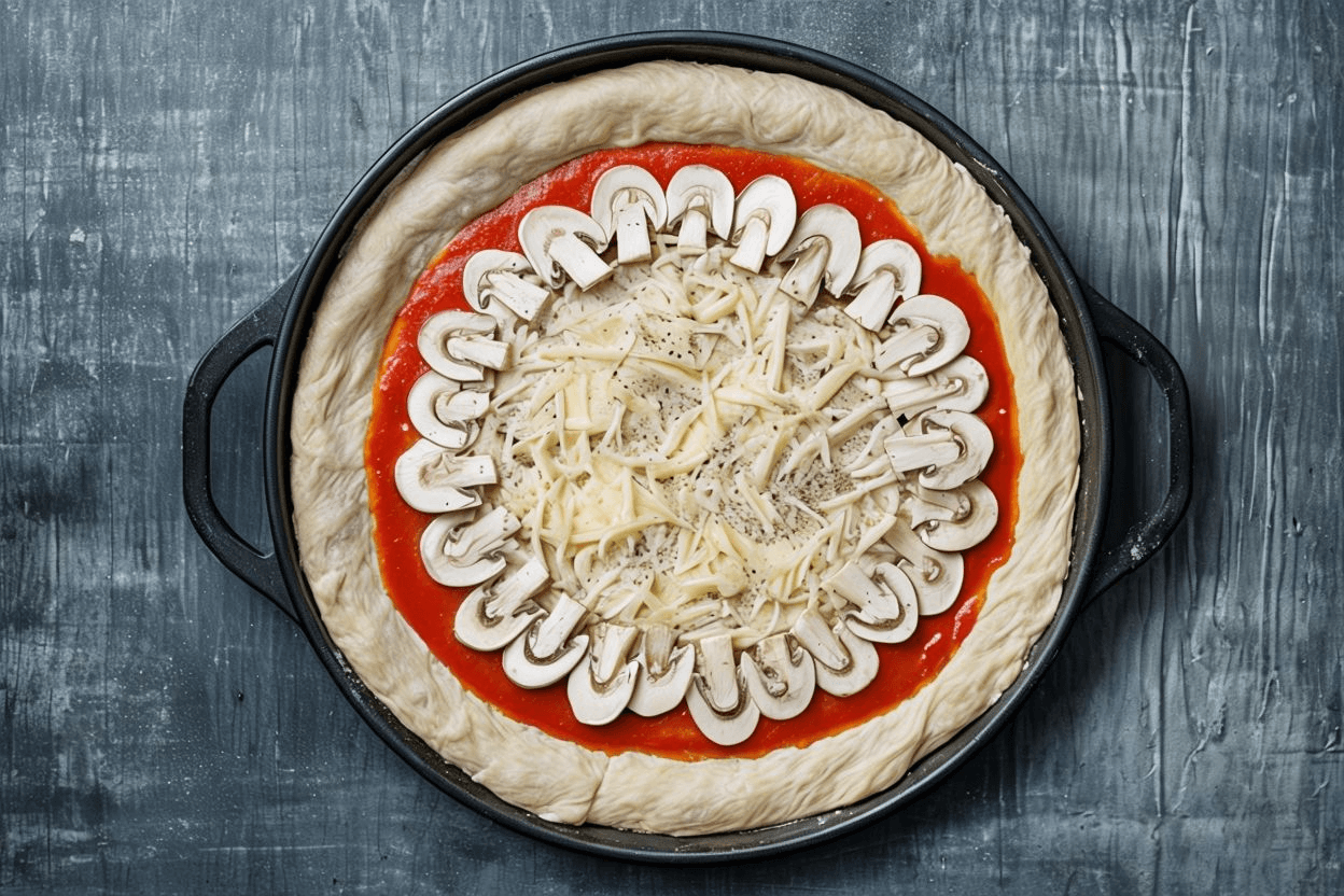 Pizza Funghi paso 4 Pizza Funghi