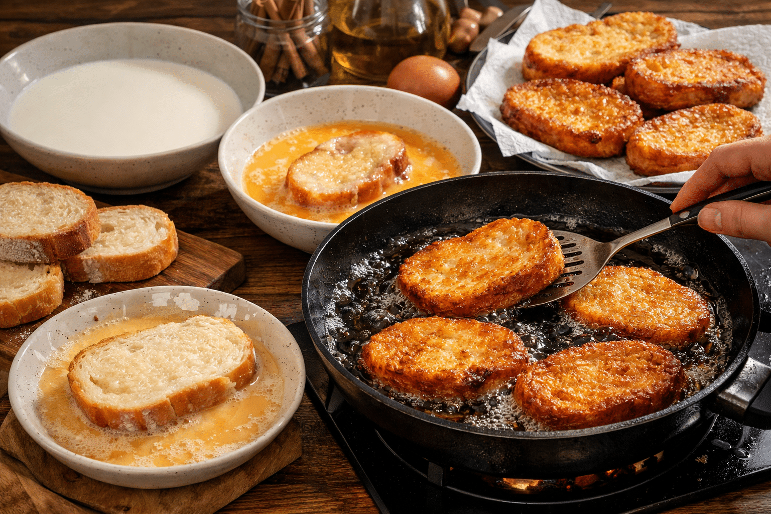 Receta de Torrijas Caseras como hacer torrijas caseras