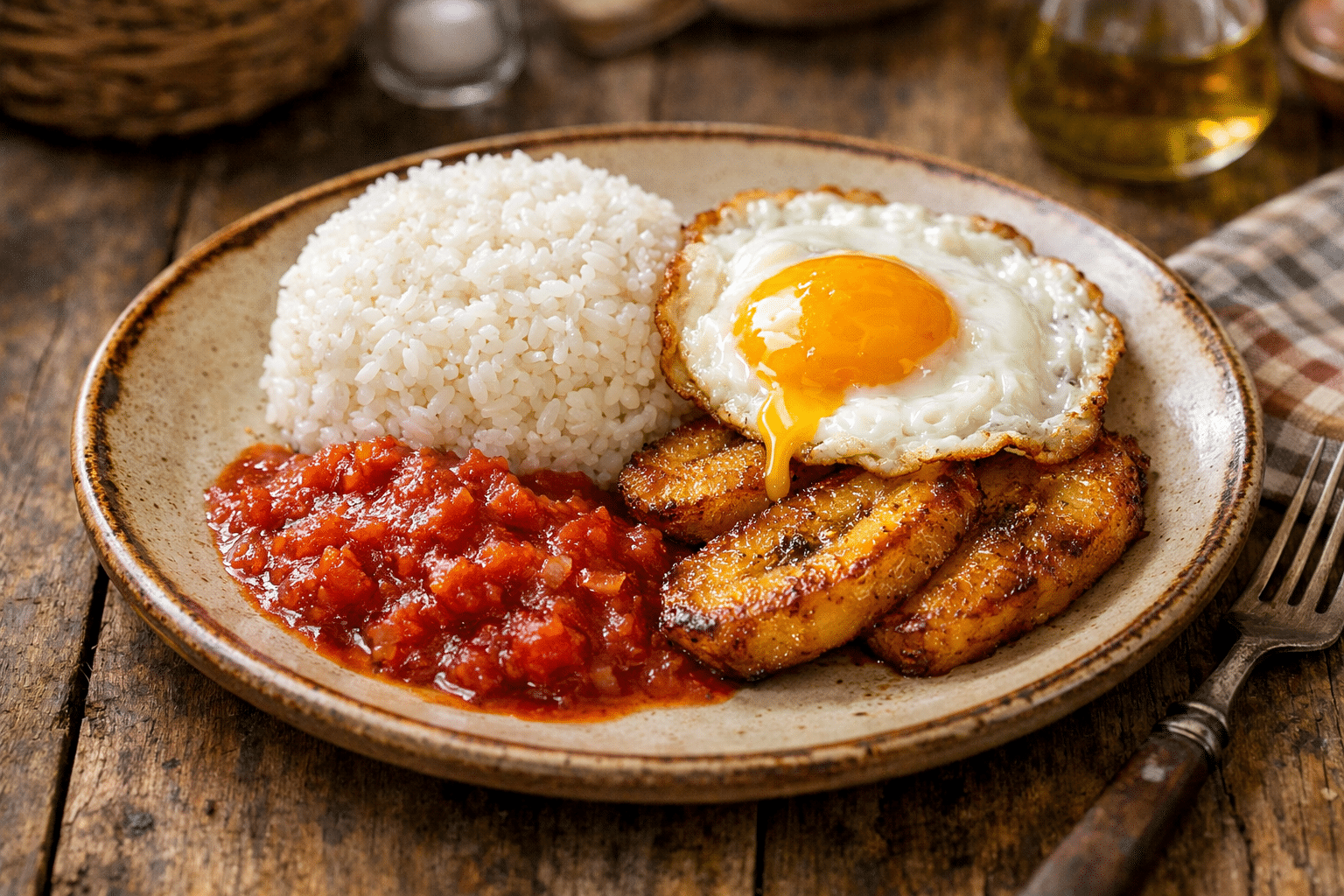 Arroz a la Cubana Arroz a la Cubana receta de la Abuela: Casera Fácil y Rápida