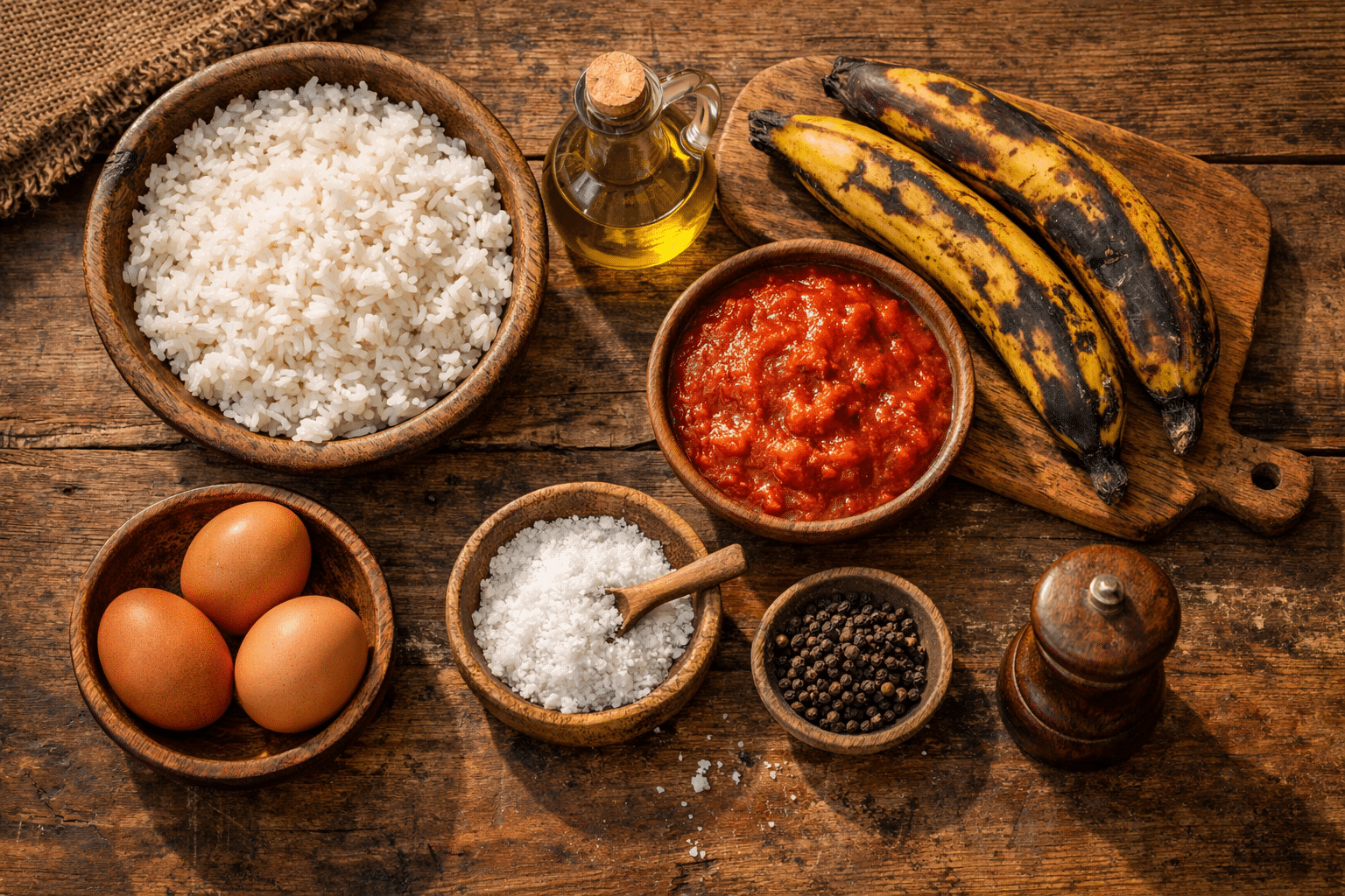 Arroz a la Cubana Ingredientes para el arroz a la cubana receta de la abuela