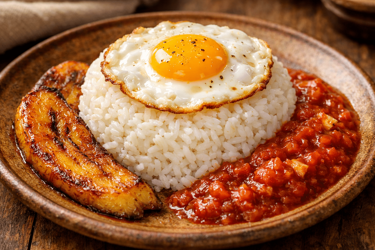 Arroz a la Cubana arroz a la cubana
