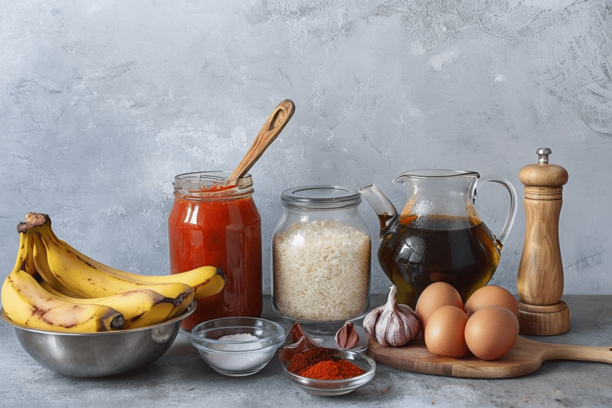 Arroz a la Cubana ingredientes Arroz a la Cubana