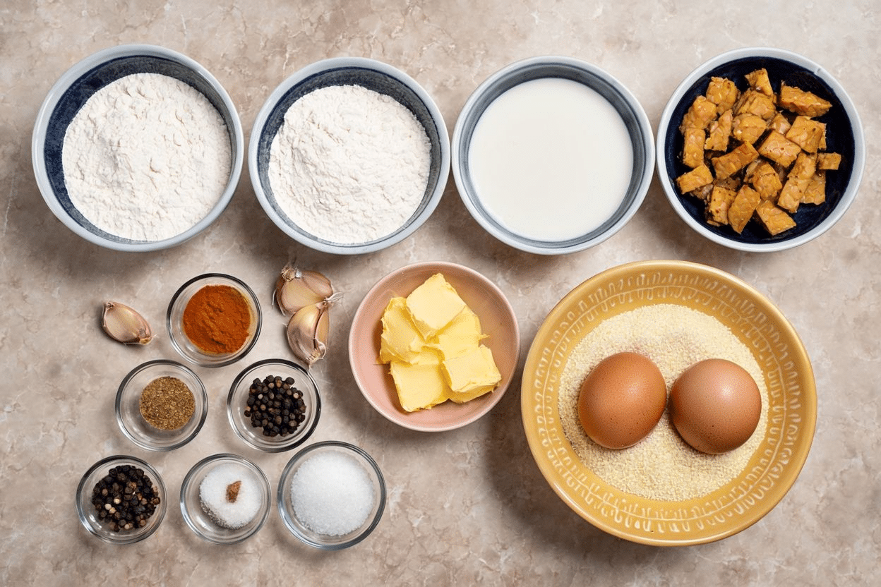 Croquetas de Pollo en Thermomix ingredientes Croquetas de Pollo en Thermomix