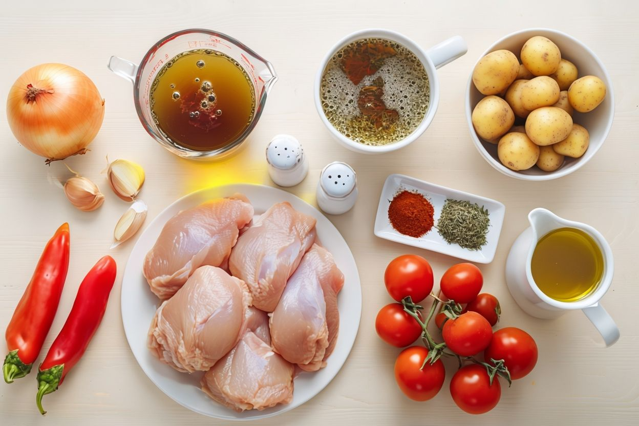 Contramuslos de pollo al horno ingredientes para hacer los Contramuslos de pollo al horno