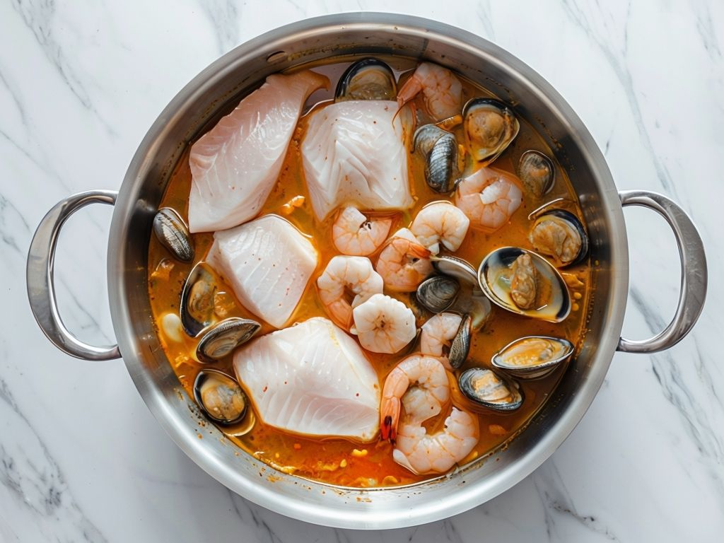 Merluza a la marinera Merluza a la marinera