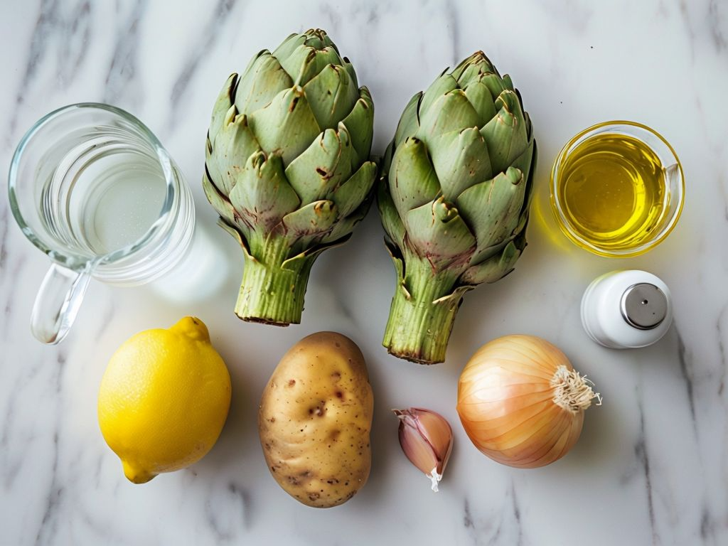 Crema de Alcachofas ingredientes Crema de Alcachofas