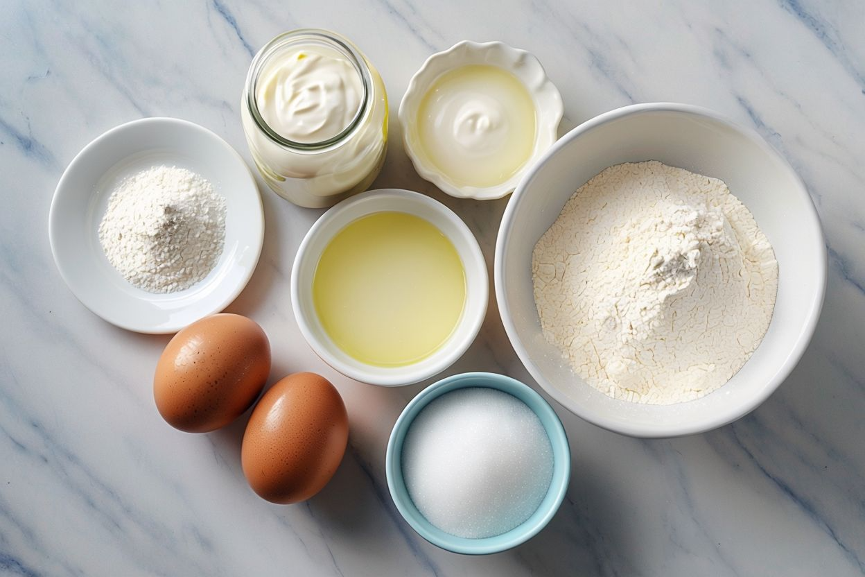 Receta de Bizcocho de yogur ingredientes Bizcocho de yogur