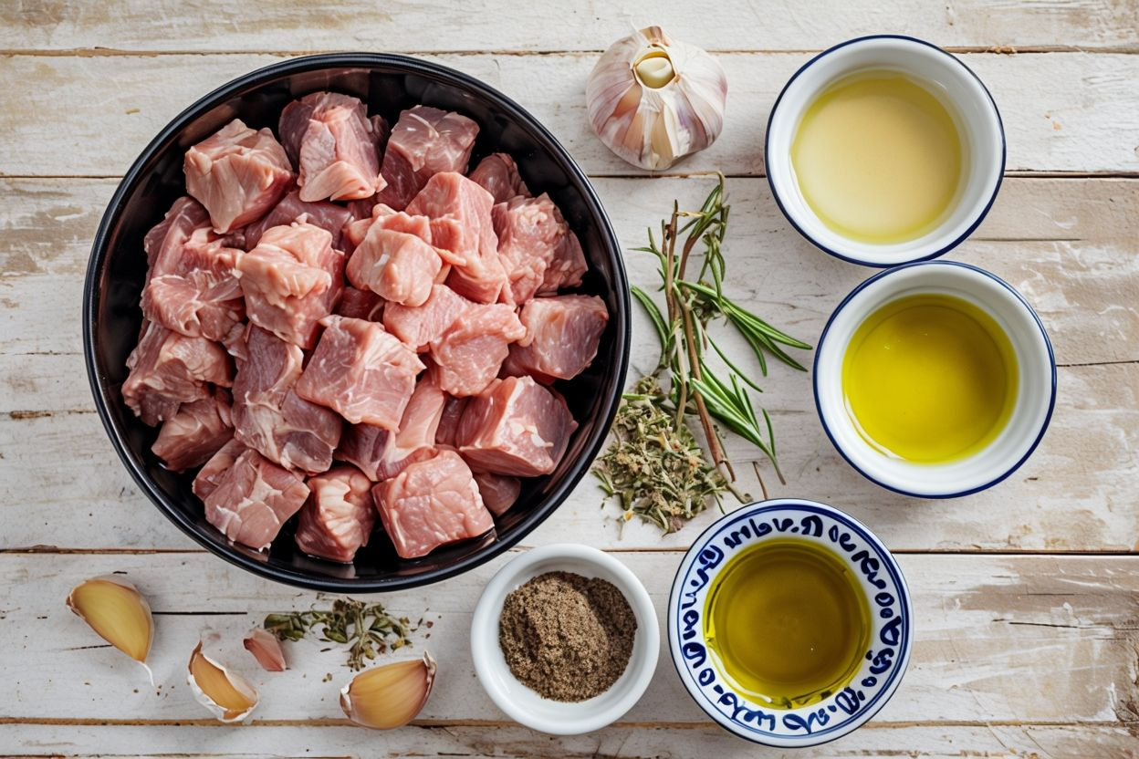 Cordero al ajillo ingredientes cordero al ajillo