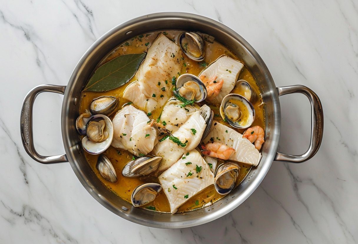 Merluza a la marinera Merluza a la marinera