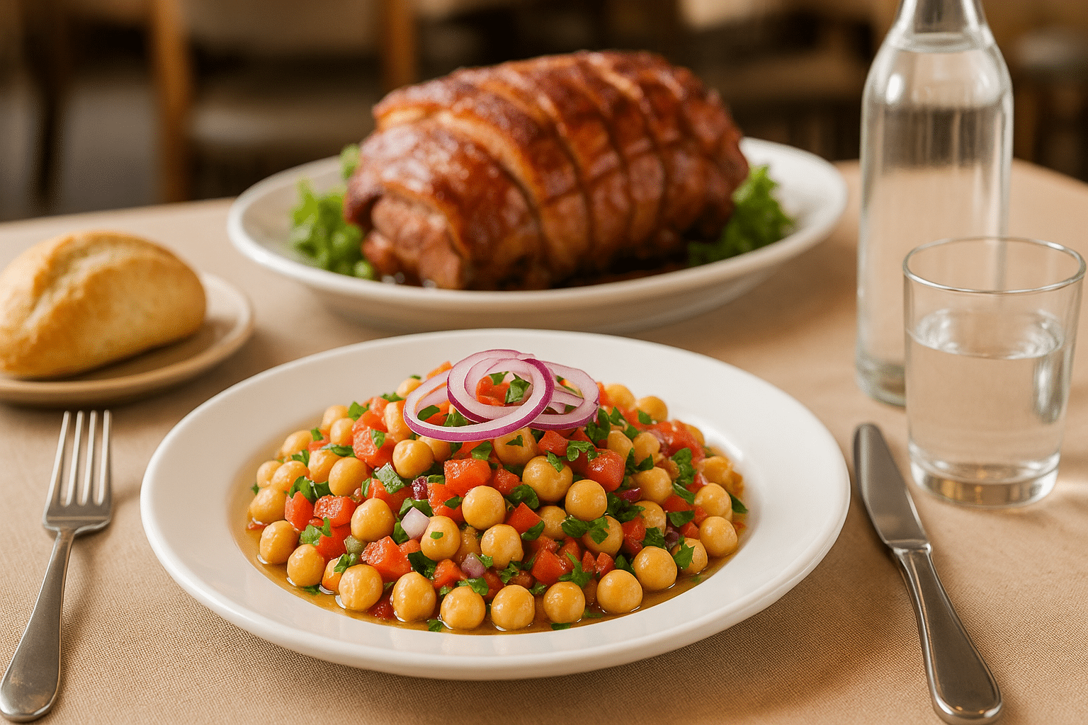 Ensalada de Garbanzos Peruana Ensalada de Garbanzos Peruana