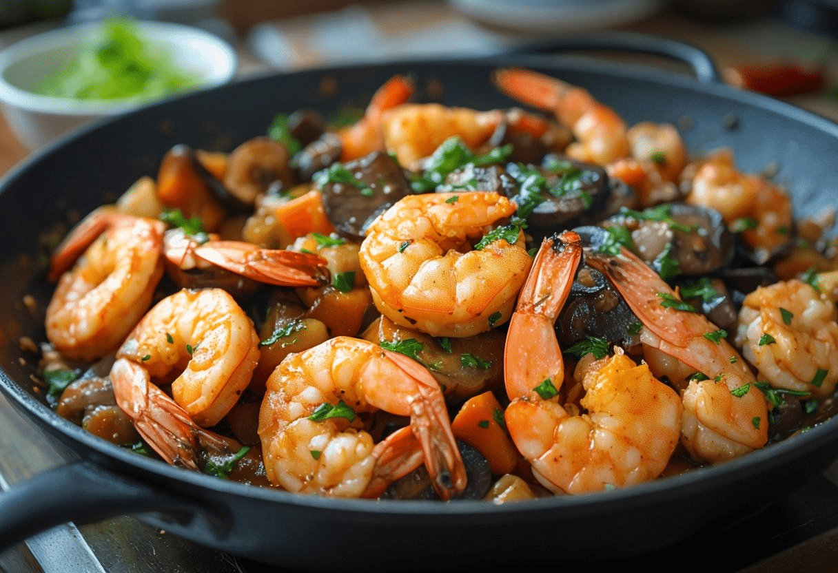 Gambas a la tie ban Gambas a la tie ban