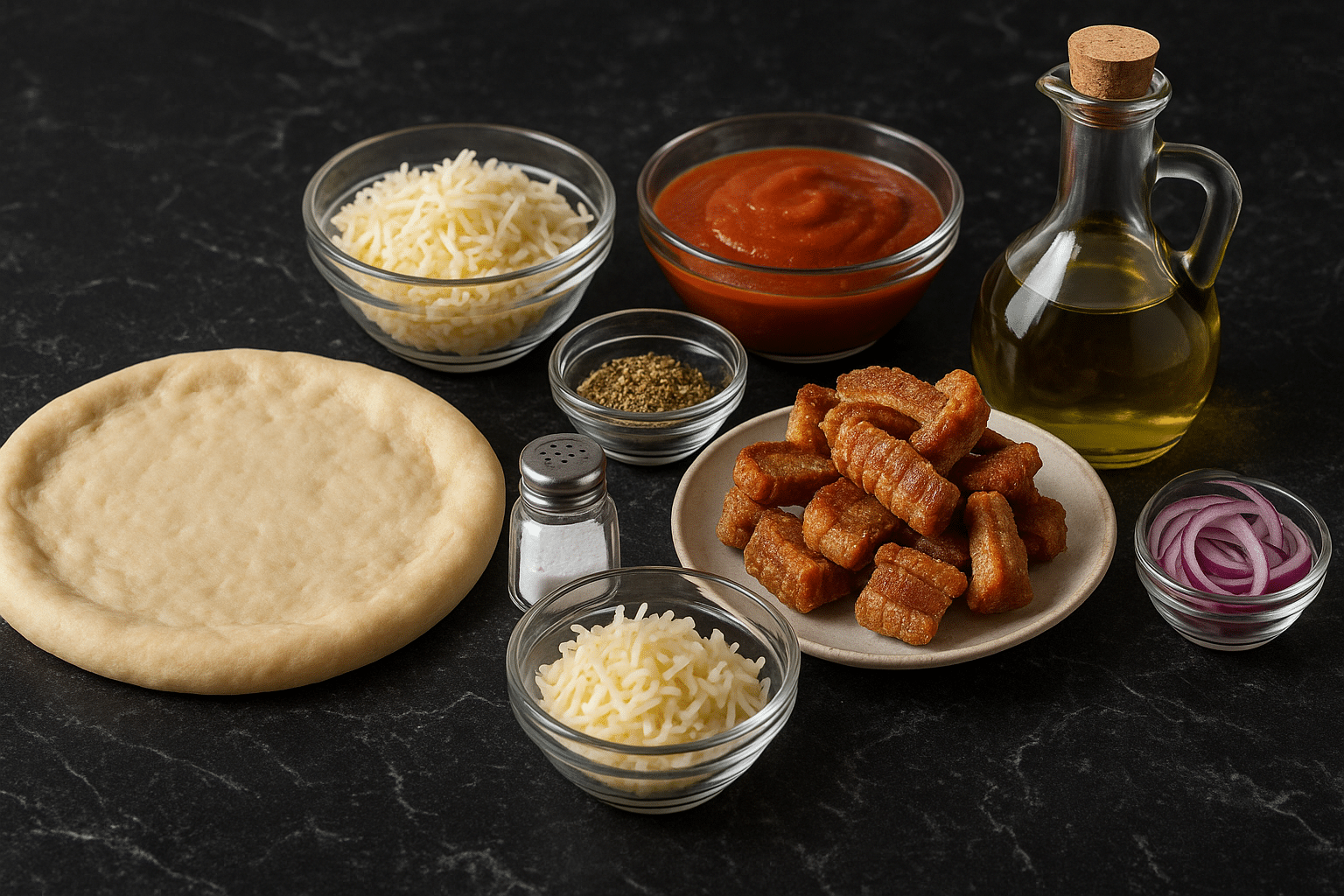 Pizza de Torreznos de Soria Pizza de Torreznos de Soria