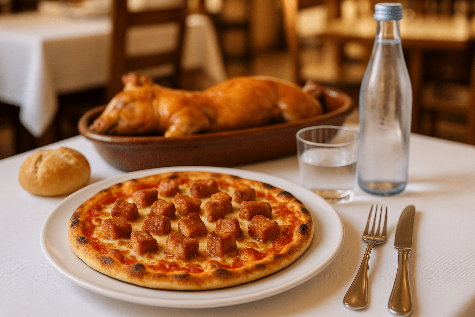 Pizza de Torreznos de Soria Pizza de Torreznos de Soria