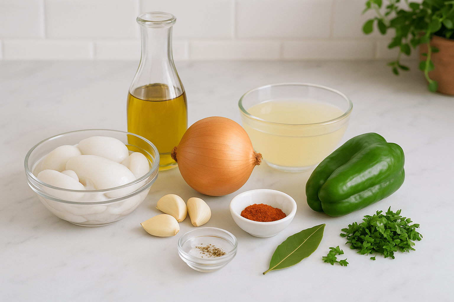 ngredientes para preparar Huevas de Choco en Salsa ngredientes para preparar Huevas de Choco en Salsa