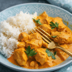 pollo al curry con nata