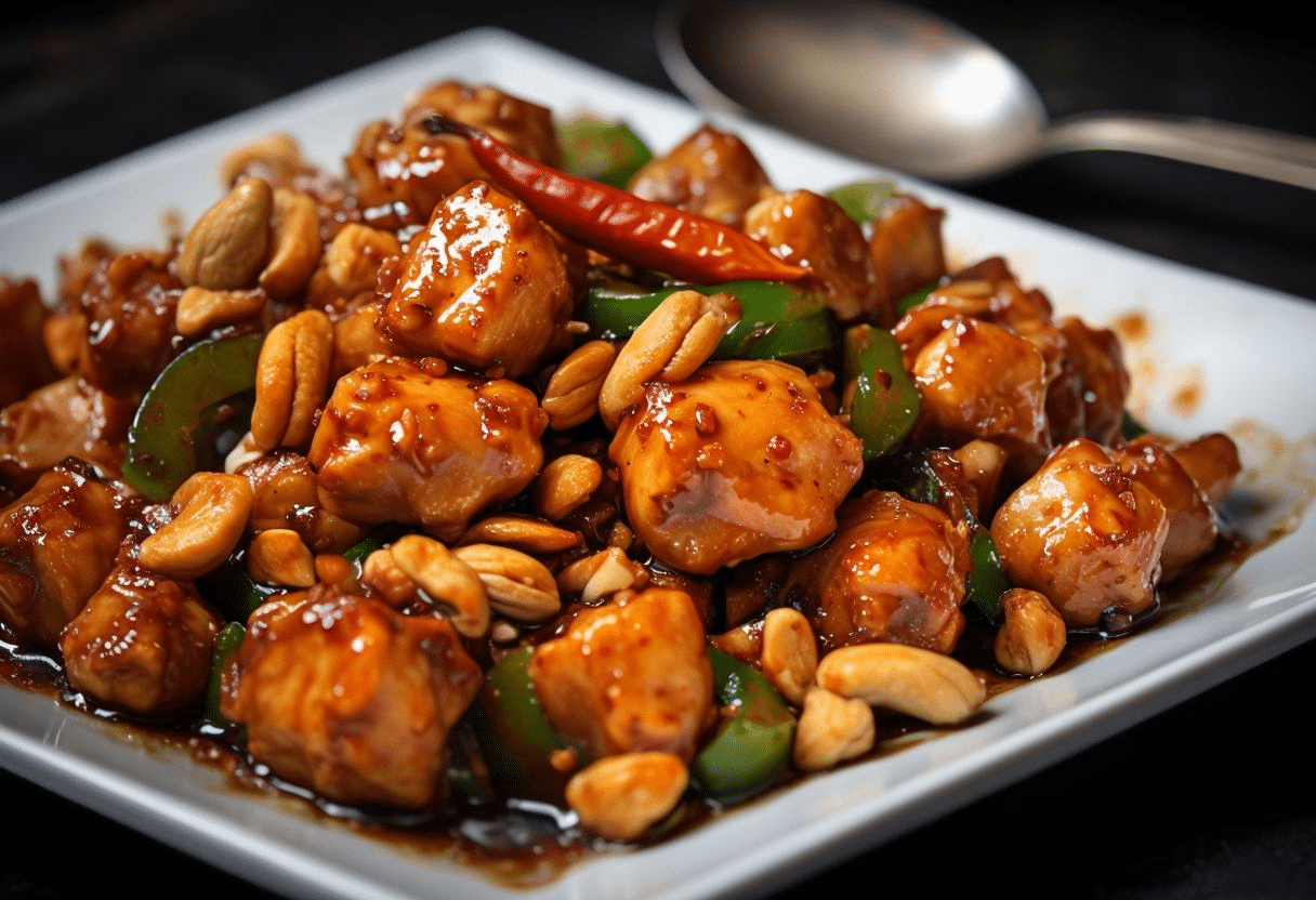 Receta de Pollo Gong Bao o Kung Pao Pollo Gong Bao chino