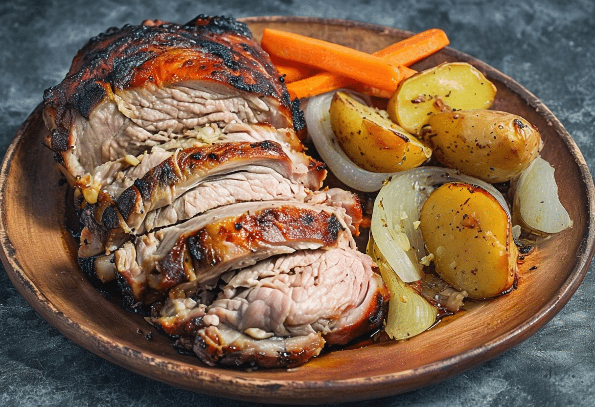 Paleta de Cerdo al Horno Estilo Gallego Paleta de Cerdo al Horno Estilo Gallego