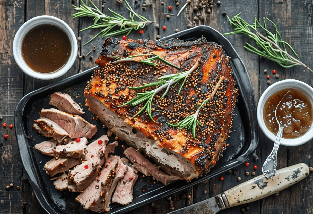 Paleta de Cerdo al Horno Estilo Gallego Paleta de Cerdo al Horno Estilo Gallego