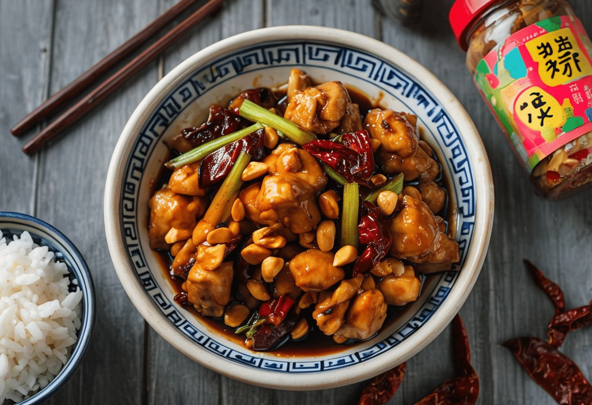 Receta de Pollo Gong Bao o Kung Pao pollo gong bao