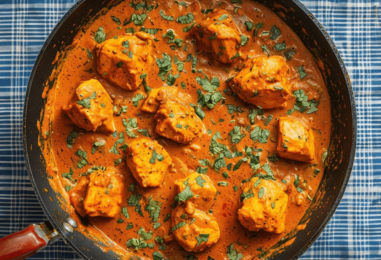 Pollo al Curry con Nata pollo al curry con nata