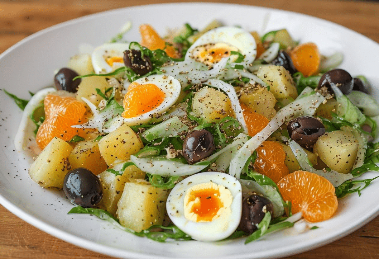 Receta de Ensalada Malagueña ensalada malagueña