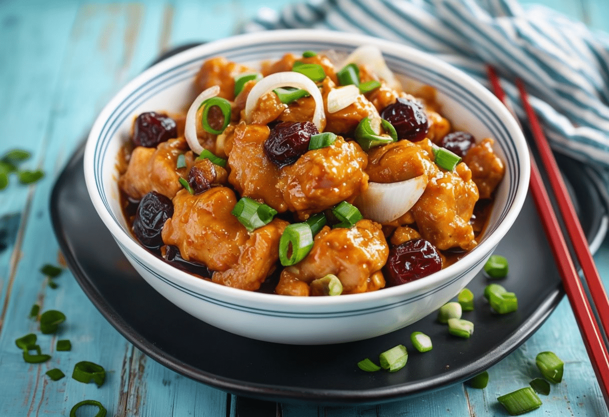 Receta de Pollo Gong Bao o Kung Pao pollo gong bao