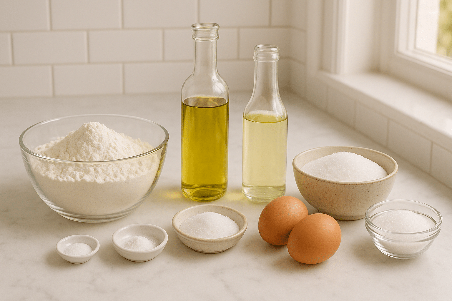 Ingredientes para Bollos de Anís Canarios Ingredientes para Bollos de Anís Canarios