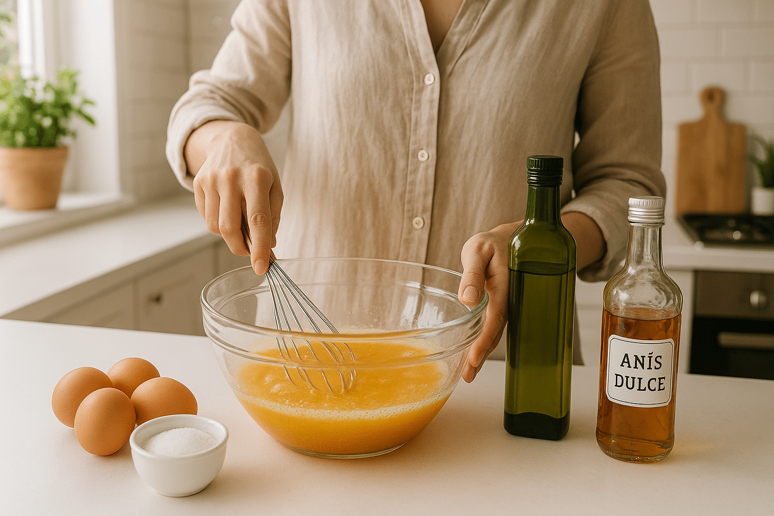 Mezclar los ingredientes líquidos Mezclar los ingredientes líquidos