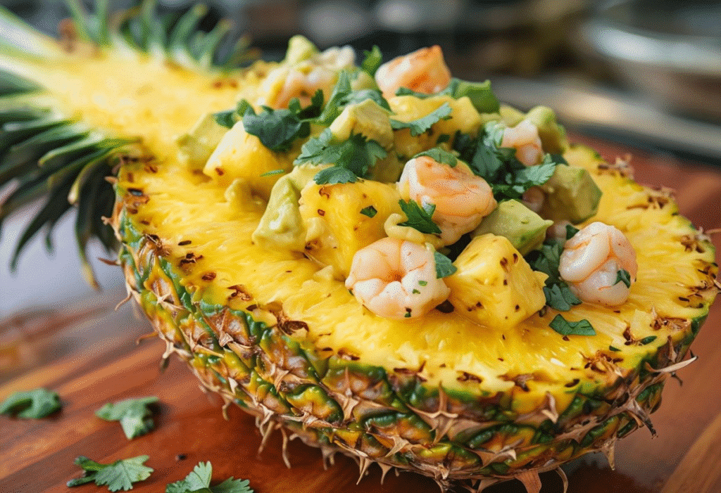 piña rellena