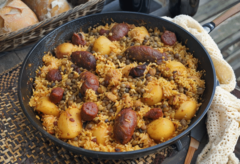 Arroz al Horno con Sobras de Cocido Arroz al Horno con Sobras de Cocido