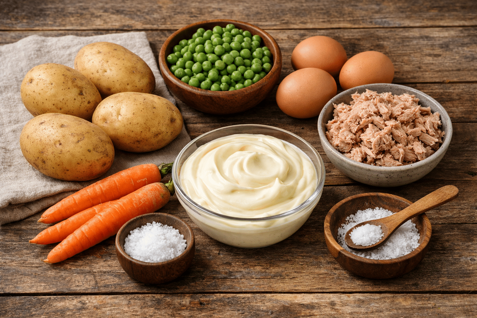 Ensaladilla rusa Ingredientes para la ensaladilla rusa