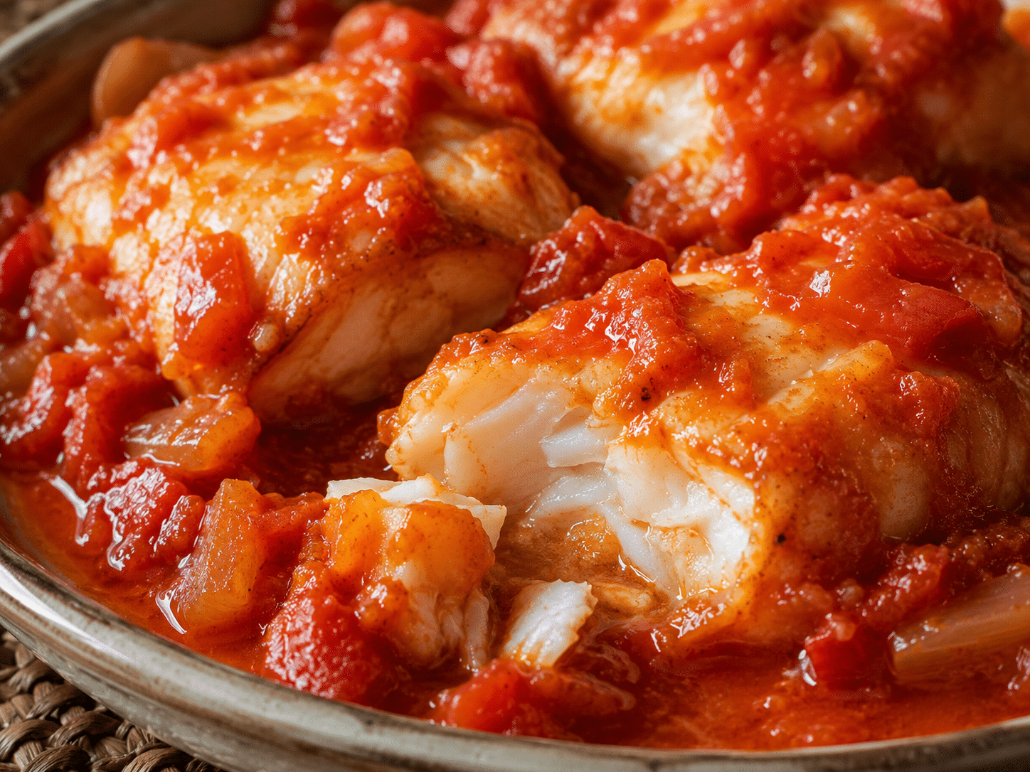 Bacalao con Tomate Bacalao con Tomate