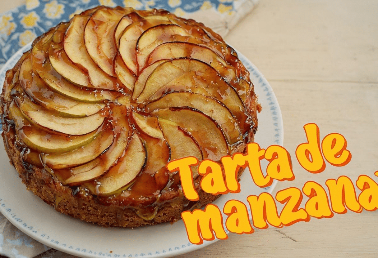 Tarta de Manzana Fácil y Rápida Tarta de Manzana Fácil y Rápida