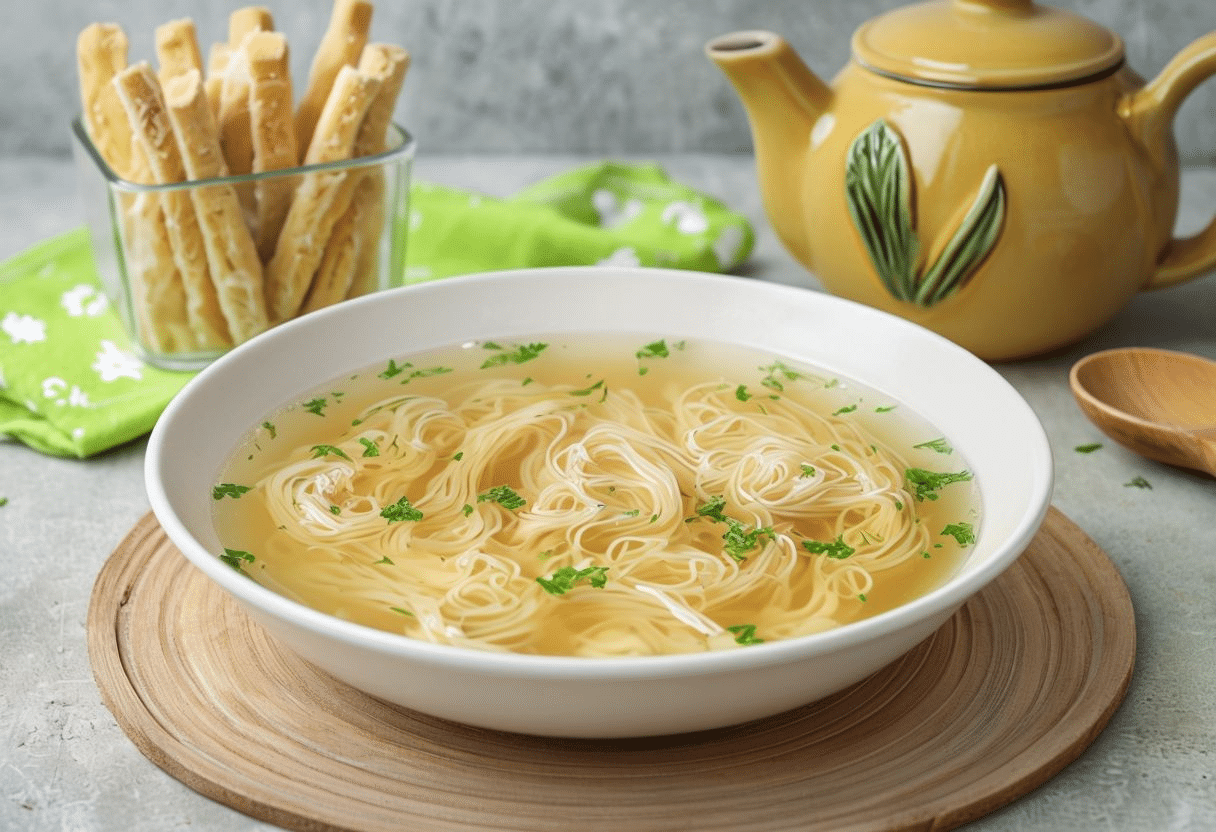 Receta Sopa de Pollo con Fideos Receta Sopa de Pollo con Fideos
