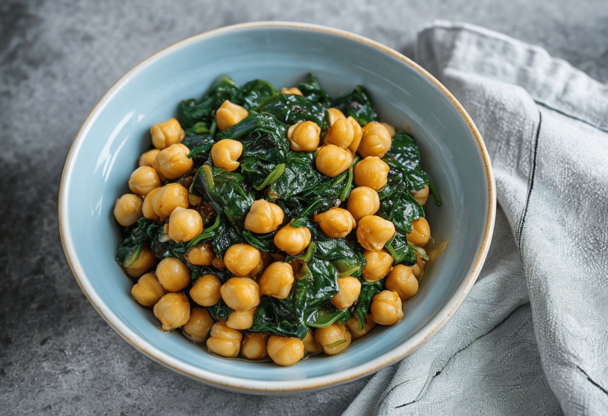 Receta de Espinacas con Garbanzos Tradicional Receta de Espinacas con Garbanzos Tradicional
