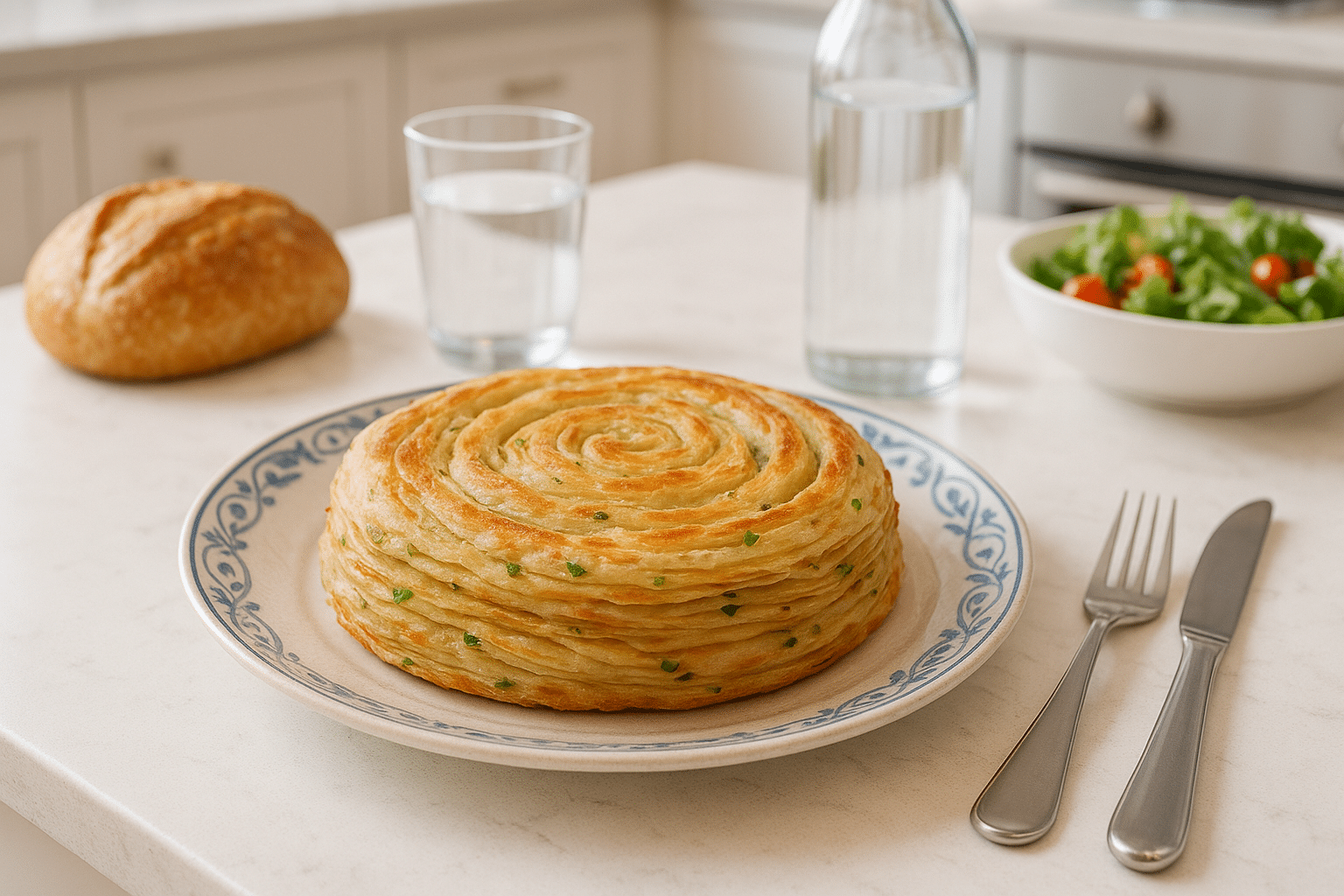 Pastel de Mil Capas Tongguan o Cong You Bing Pastel de Mil Capas Tongguan o Cong You Bing