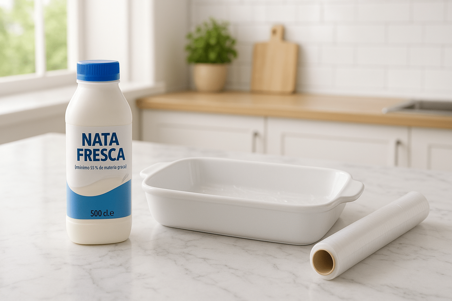 Ingredientes para hacer Clotted Cream Ingredientes para hacer Clotted Cream