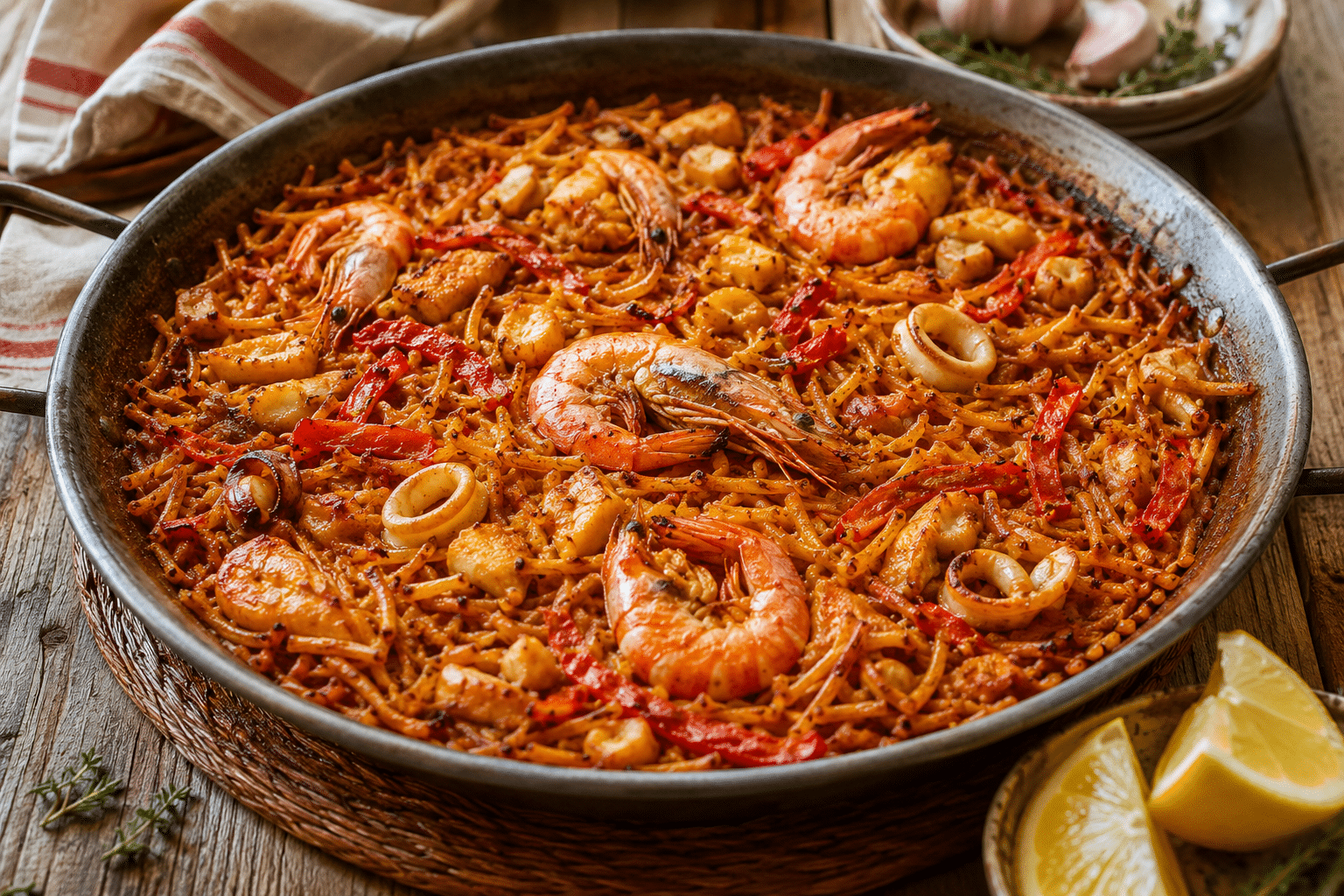 Fideuá al Horno fideua al horno