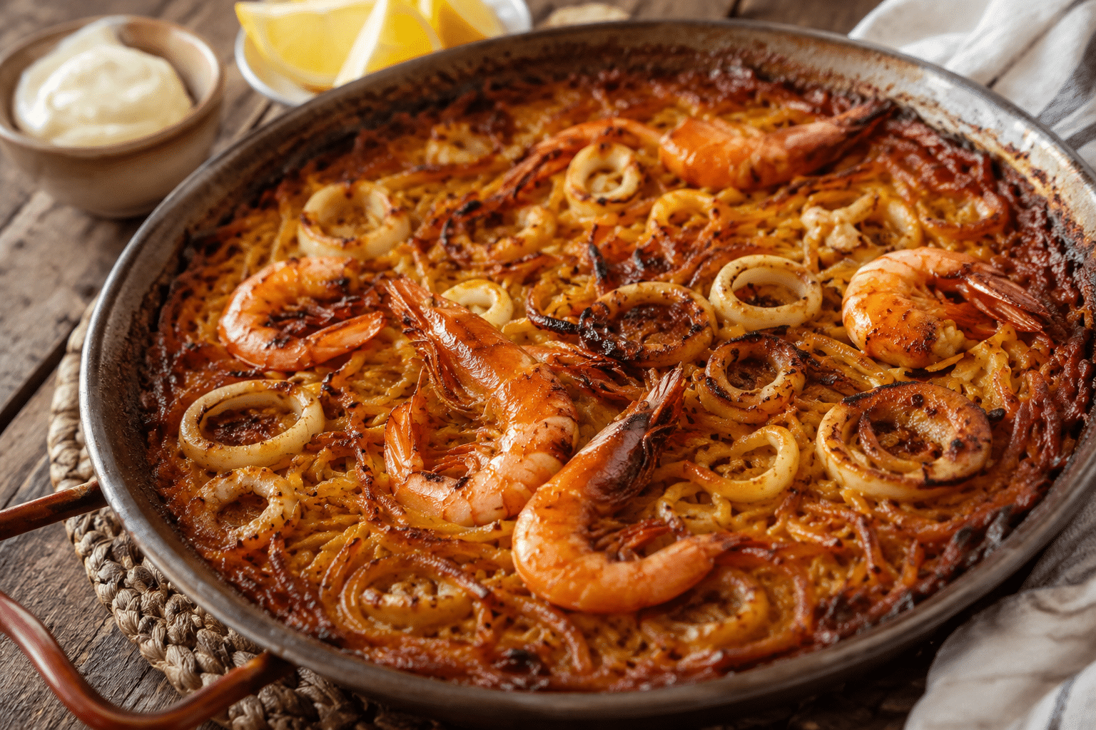 Fideuá al Horno Fideuá al Horno receta casera paso a paso