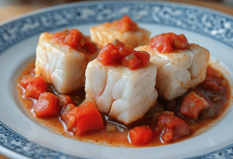 Bacalao con tomate receta andaluza Bacalao con tomate receta andaluza