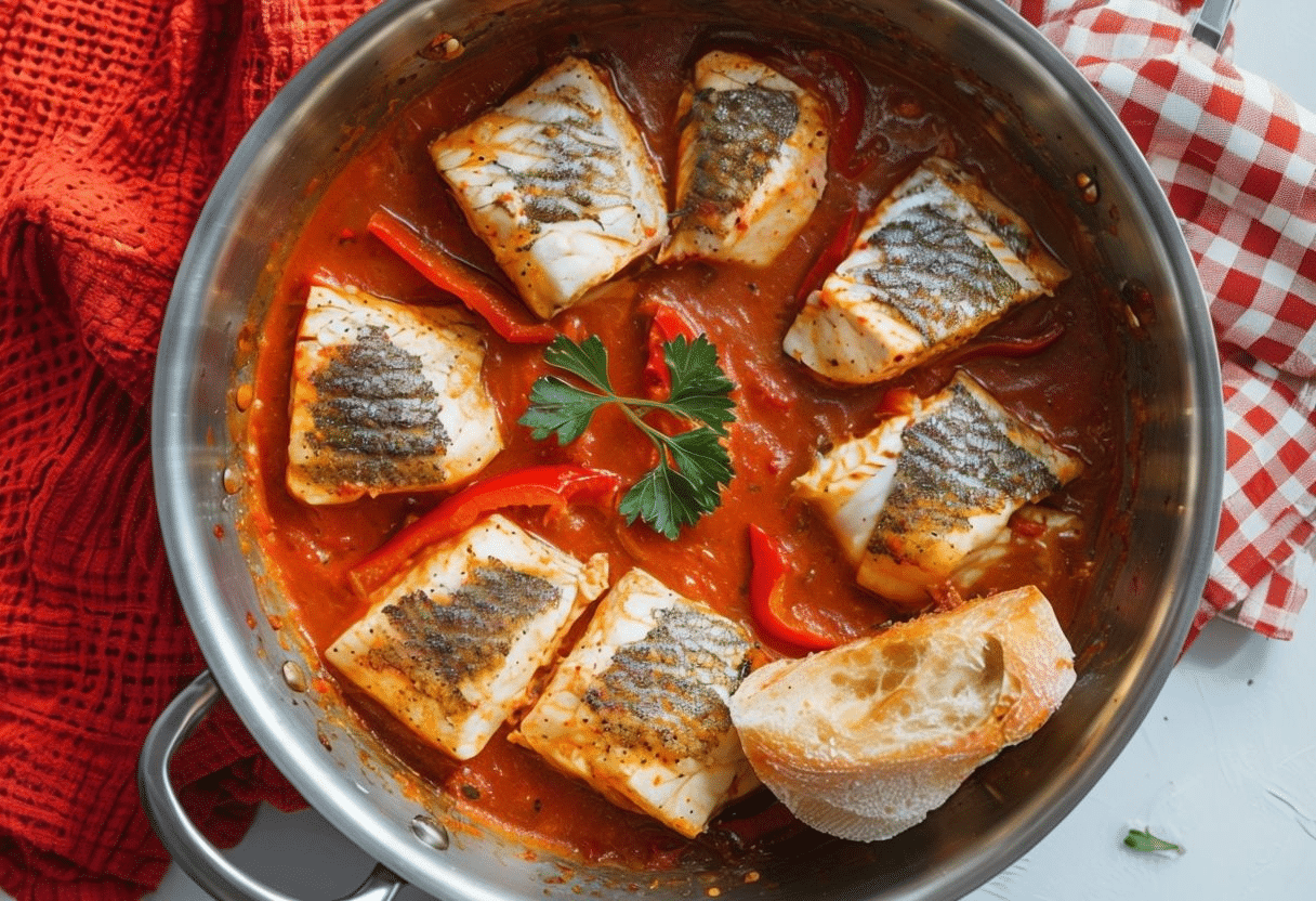 Bacalao con tomate receta andaluza Paso a paso para hacer bacalao con tomate andaluz