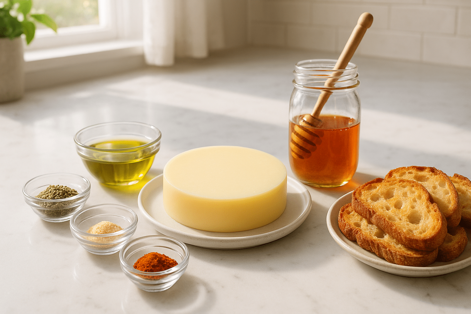 Provolone al Horno Ingredientes para hacer Provolone al Horno