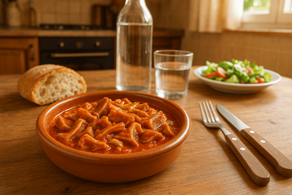 Oreja en Salsa Extremeña Oreja en Salsa Extremeña