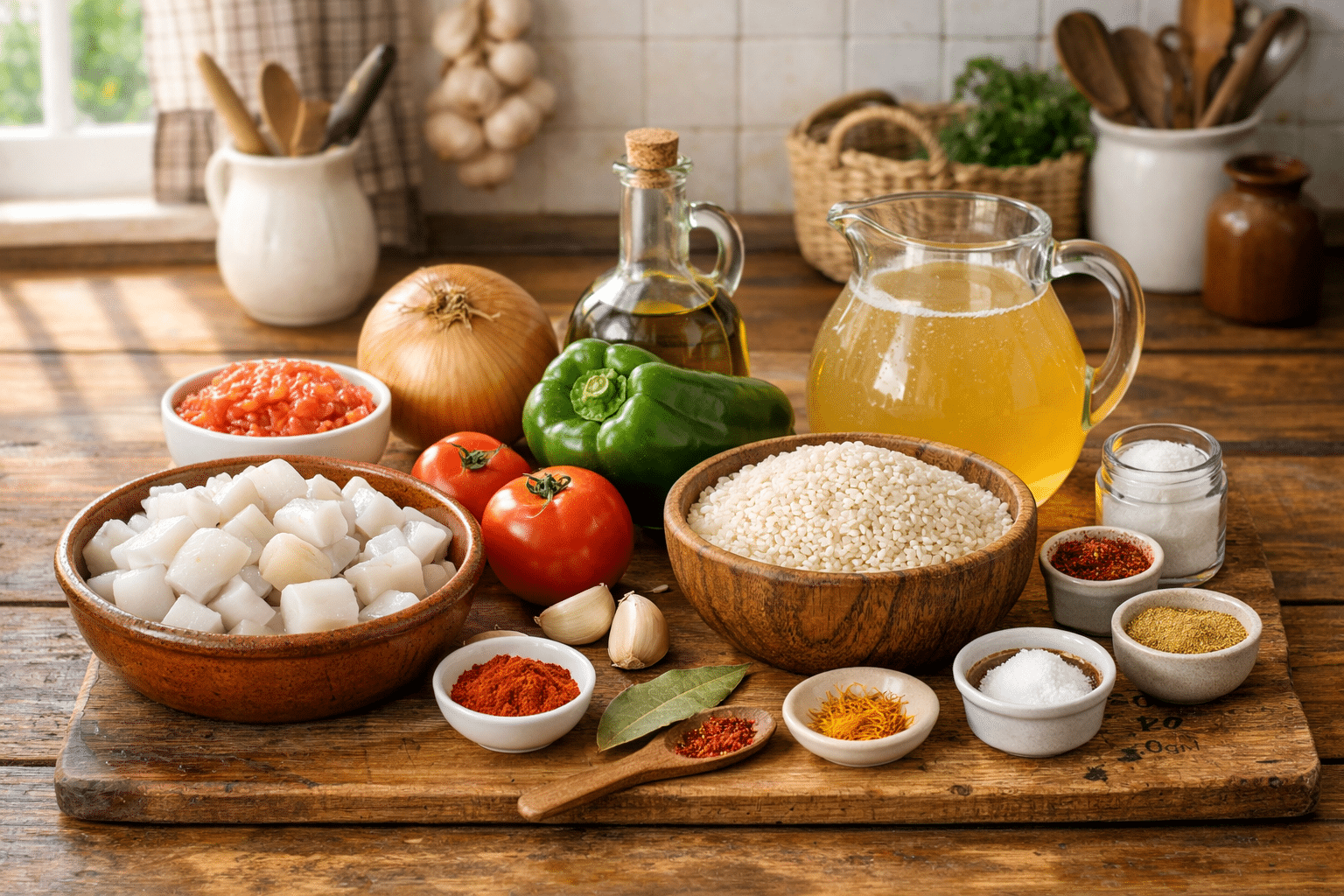 Arroz con Choco de la Abuela Ingredientes del arroz con choco de la abuela