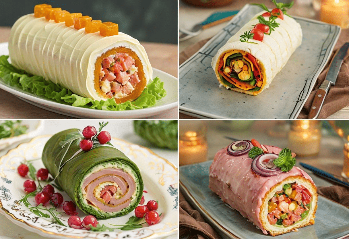 Aperitivos fáciles sin cocinar Rollitos fríos sin cocinar