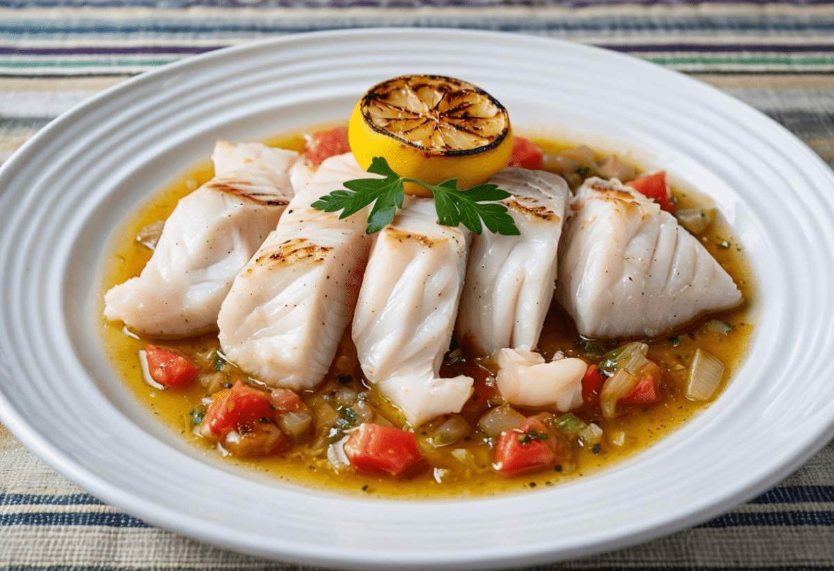 Pez ballesta al horno Pez ballesta al horno