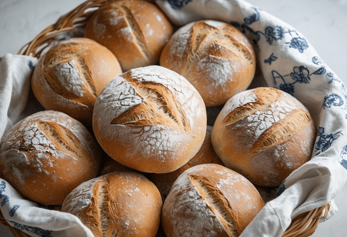 Panecillos Franceses Panecillos Franceses Caseros: Crujientes por Fuera y Suaves por Dentro