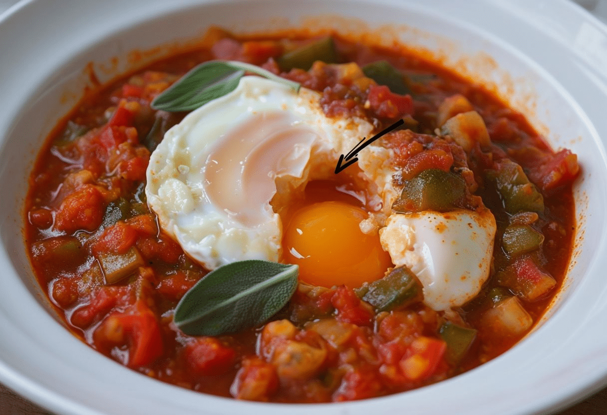 Sopa de Tomate Extremeña sopa de tomate extremeña tradicional con huevo
