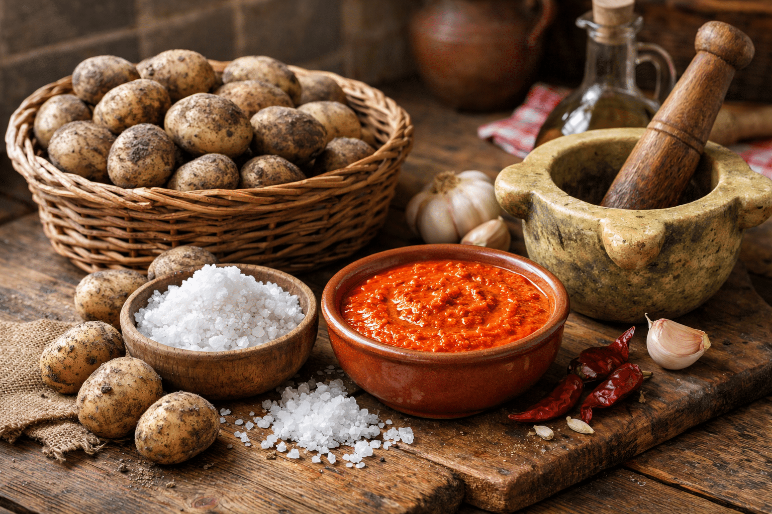 Papas arrugadas Ingredientes para papas arrugadas canarias