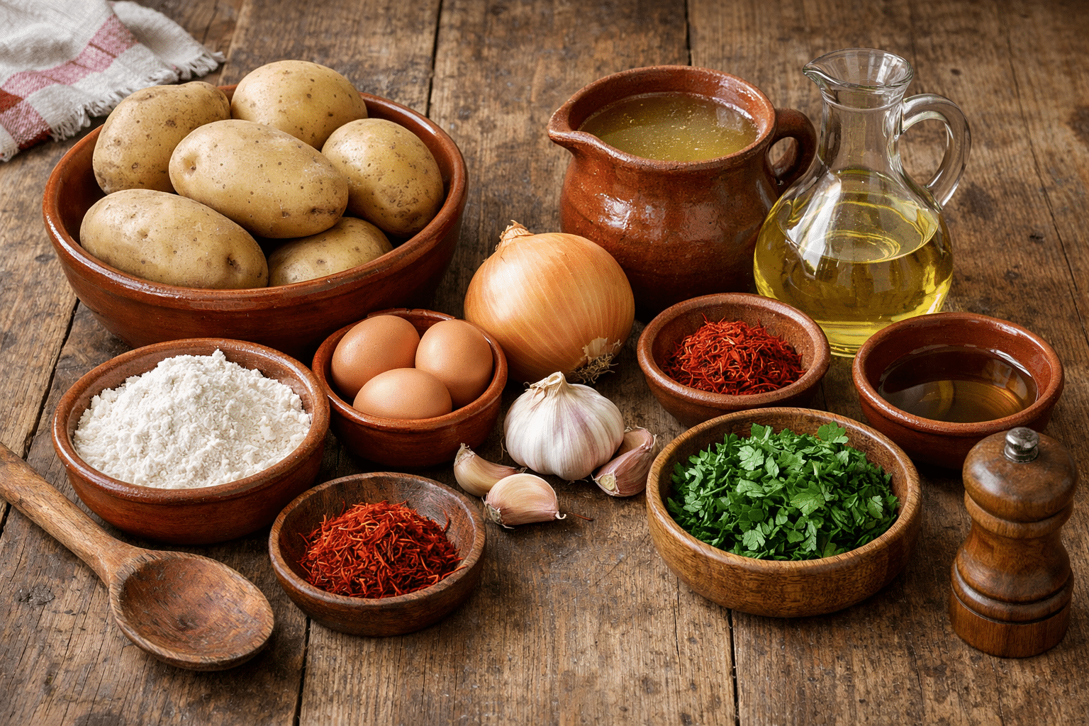 Patatas a la importancia Ingredientes para hacer patatas a la importancia